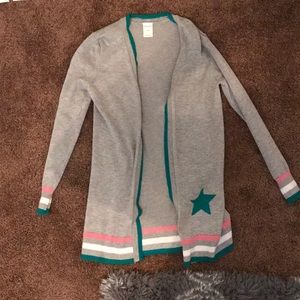girls grey cardigan